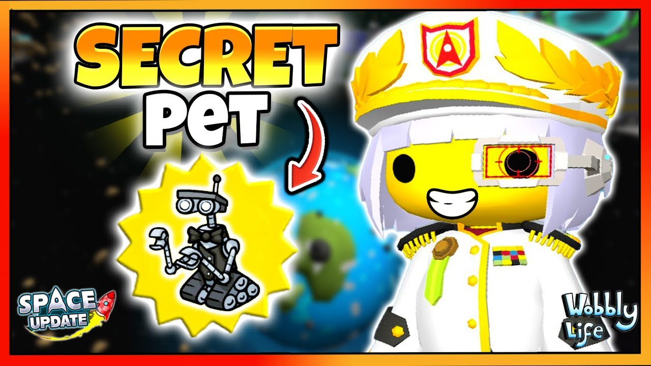 WOBBLY LIFE SPACE UPDATE SECRET PET: Robo-Butler freischalten! 🤖🐾