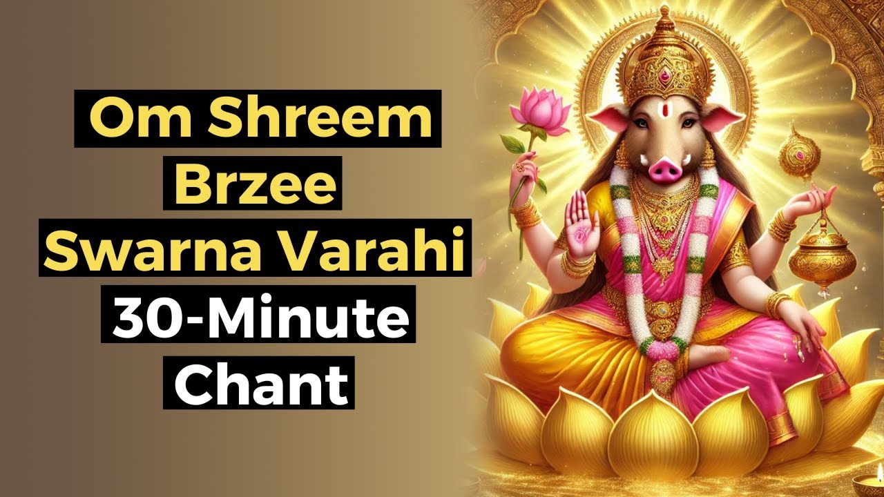 Swarna Varahi Devi Chant with Shreem Brzee | 30 Minutes of Prosperity & Power