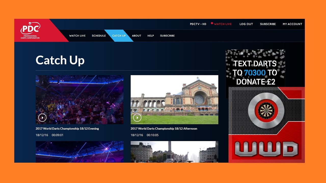 New PDC TV Streaming Service - WWD Review - 5 Stars ★★★★★