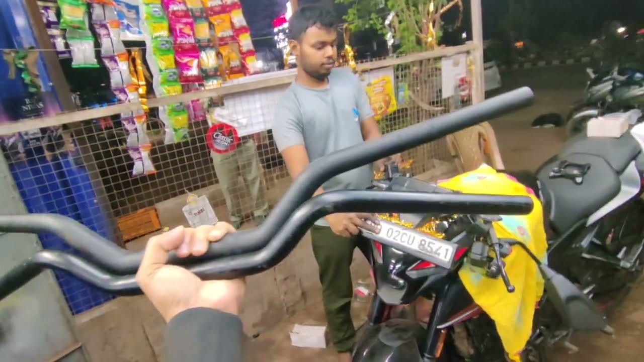 Handle Bar modification in N250 💪🏻 ThrottleTrips