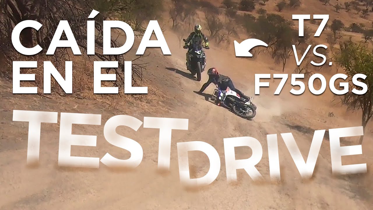 Yamaha Tenere 700 vs BMW F750 GS. Accidente incluido...😣 / Comparativa