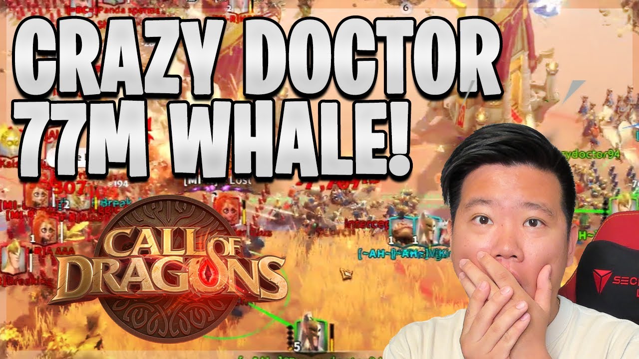 This Crazy Doctor Whale Destoyed Everyone with his T5 | Call of Dragons
