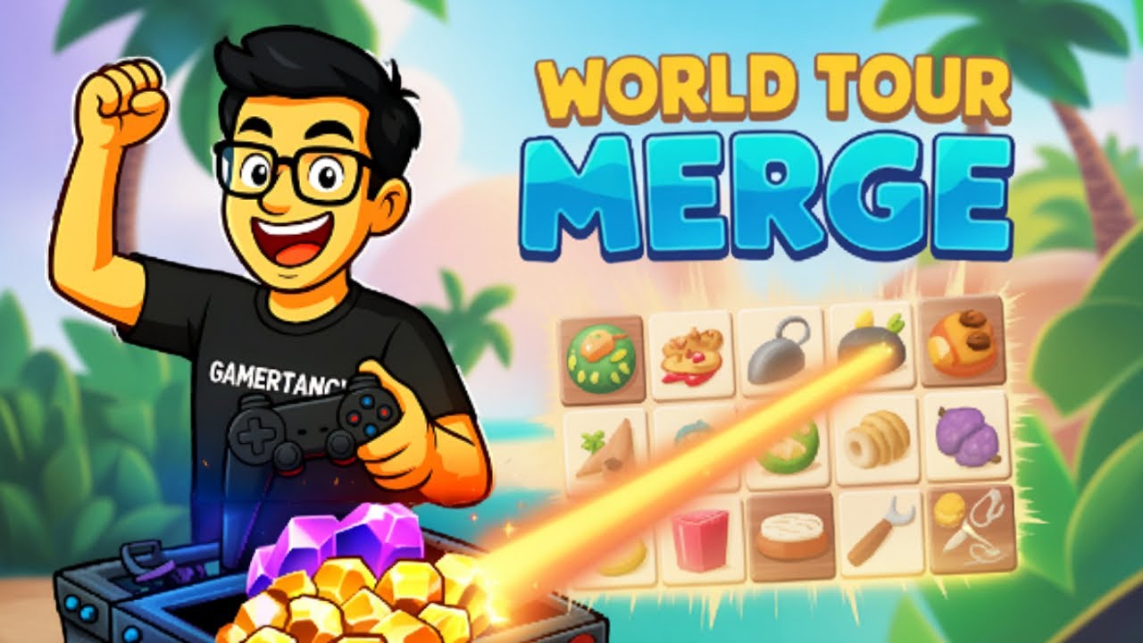 Merge Your Way Across the Globe 🌎 | Gamertancy Plays World Tour Merge Game