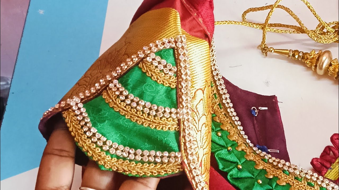 pattu saree sleevu design ✂️💐🪡🧶#ndstailor #nweblouse #tailoring