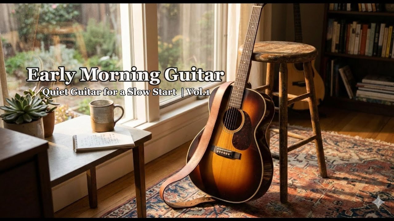 Early Morning Guitar ☀️ | Quiet Acoustic Playlist for a Slow Start (2 Hours) | 아침을 여는 편안한 기타 연주