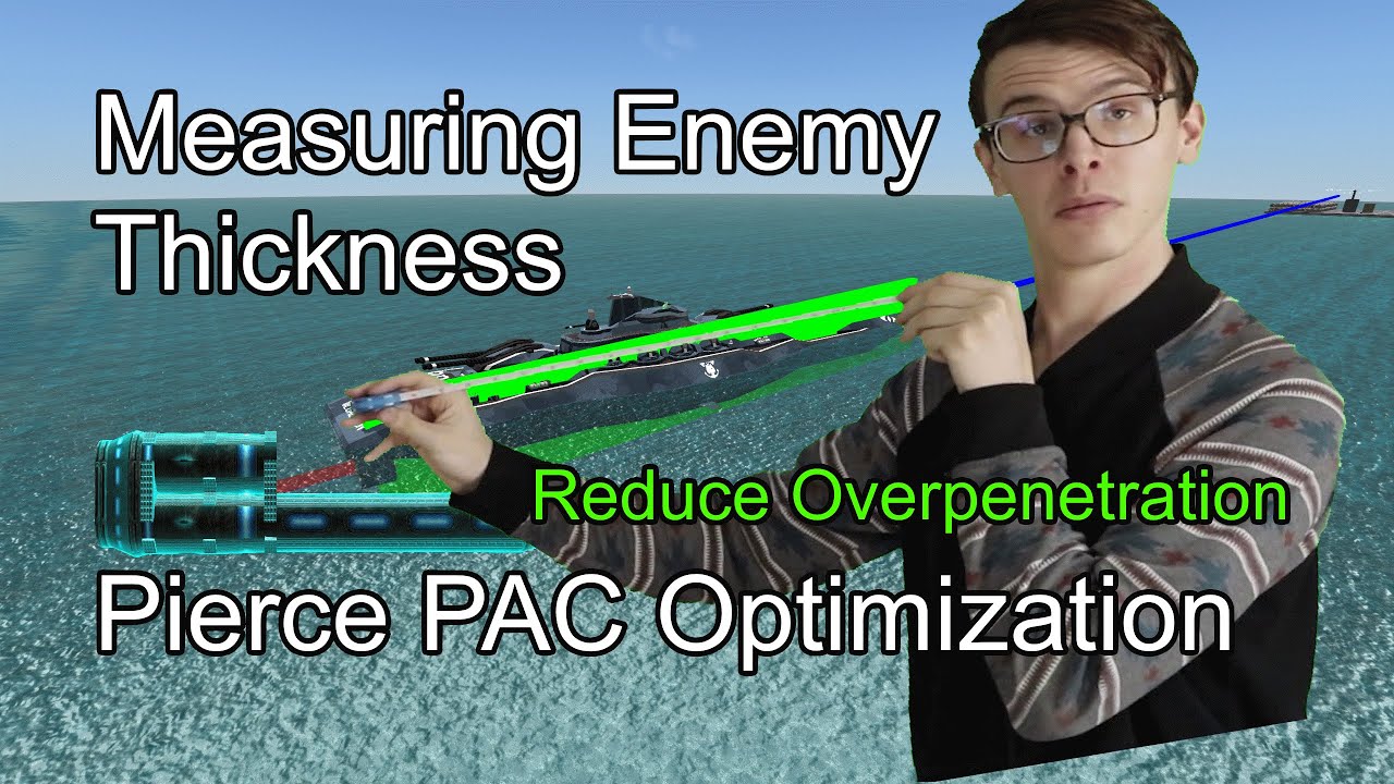 Measuring Enemy Thickness for my Pierce PAC in From The Depths