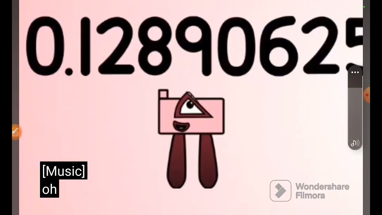 numberblocks band 256ths up to 0.25 part 1