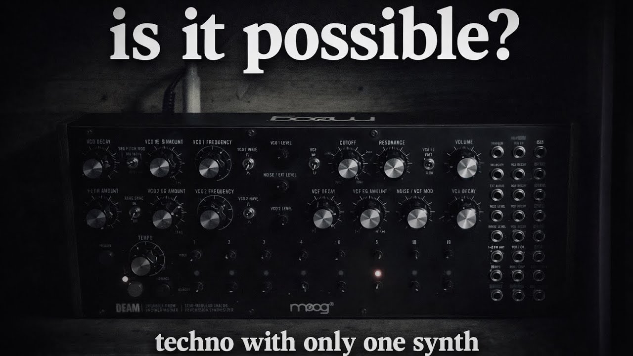 Techno made with only Moog DFAM!