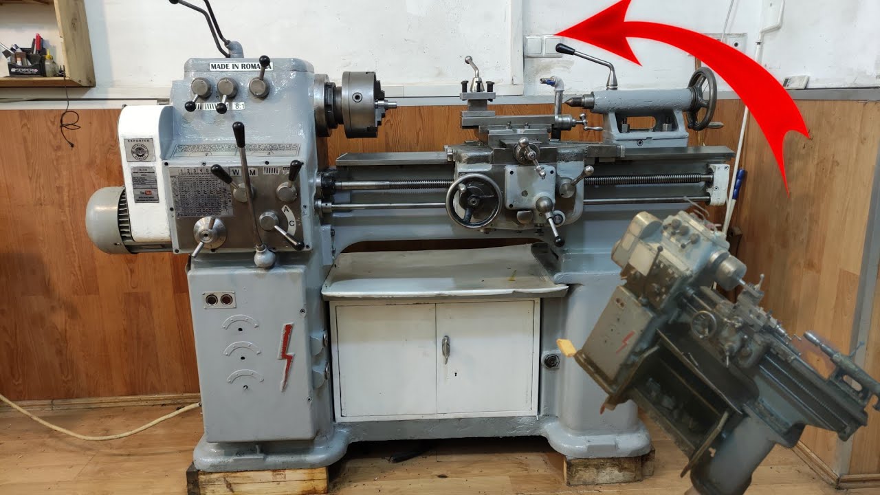 Eski Torna Restorasyonu Bölüm-1 (Romen 80 cm ful bakım) Old lathe Restoration