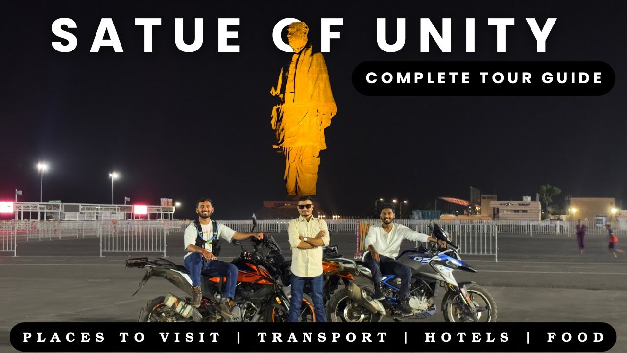 Statue of Unity Tour Vlog  Travel Guide, Itinerary, Budget & Tourist Attractions