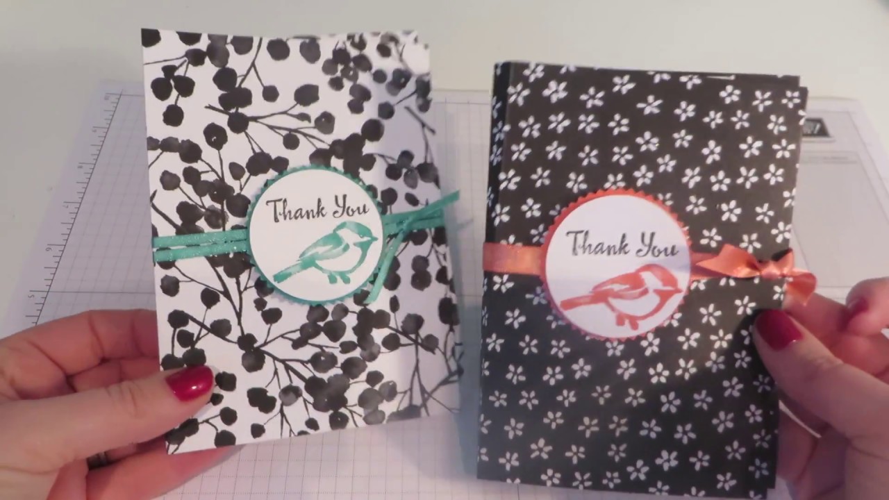 Gift wallet with matching note card - video tutorial with Petal Palette from Stampinøhyy5x