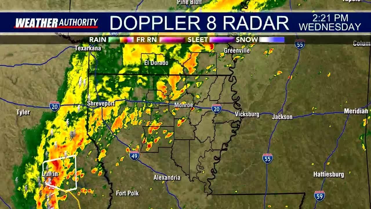 Обновленная информация о неблагоприятных погодных условиях от метеоролога Девонте Диксона (KNOE).