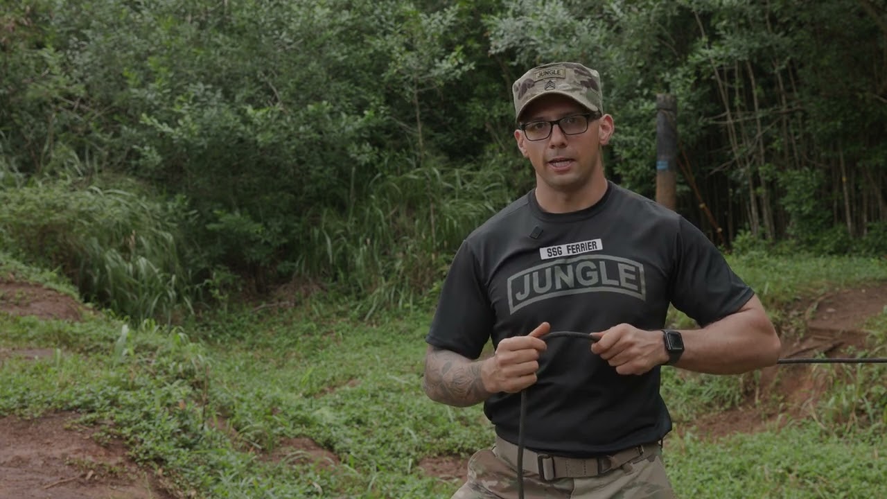 Jungle Operations Training Course Knots - One-Rope Bridge