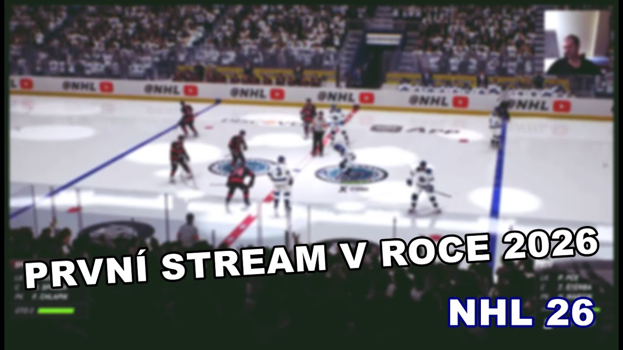 PRVNÍ NHL STREAM V ROCE 2026 |HYPE 1100 ODBĚRATELŮ |PS5