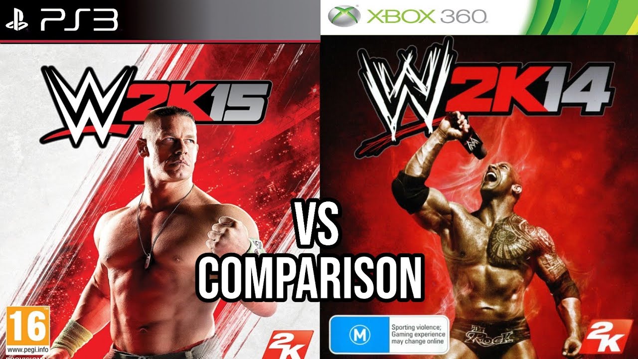 WWE 2K15 PS3 Vs WWE 2K14 Xbox 360