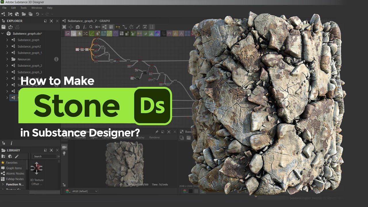 Creating a Stone with Substance Designer  - E04