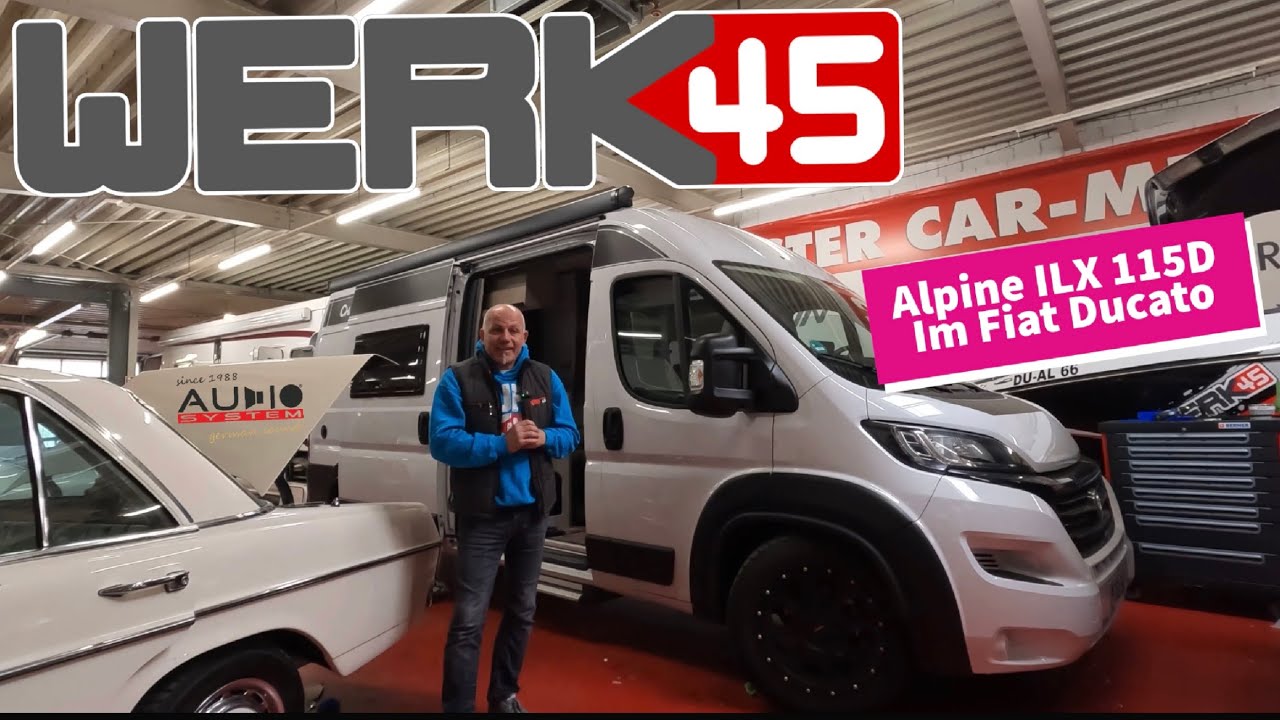 Alpine 11 Zoll Navigation ILX 115 D Fiat Ducato  Die Neuheit Passend für Ihren Camper
