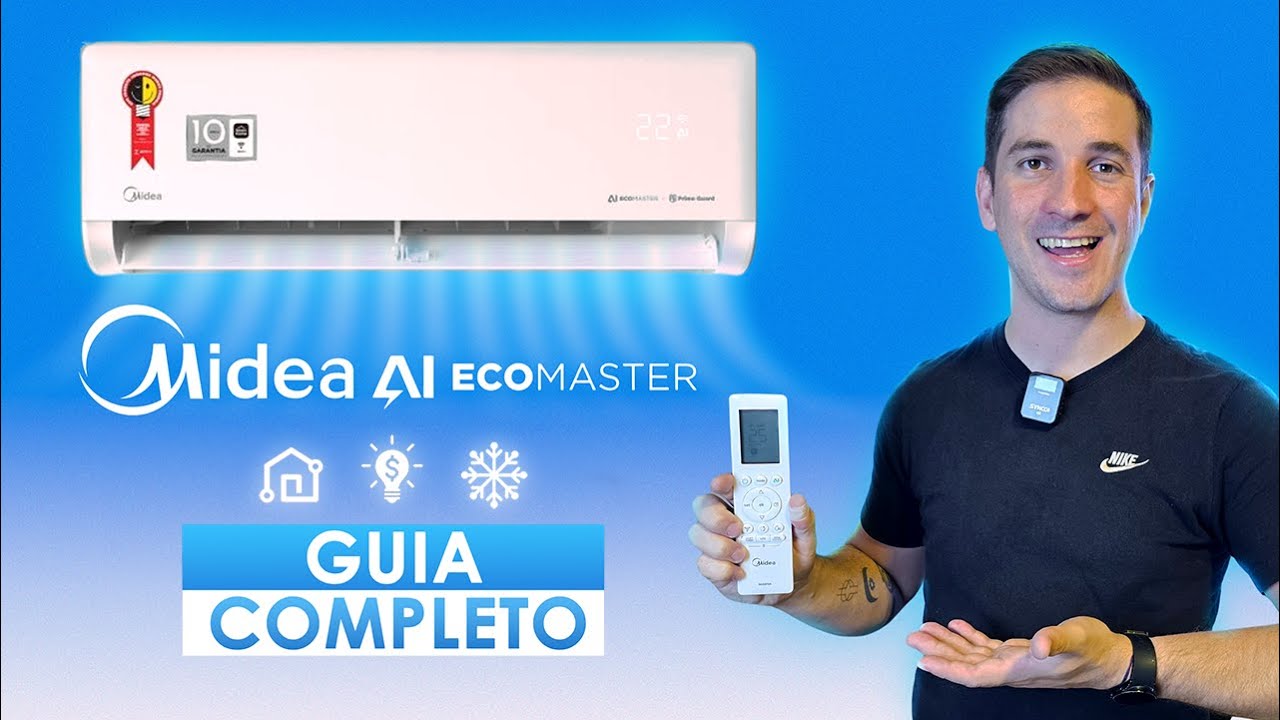 AR CONDICIONADO MIDEA AI ECOMASTER [GUIA COMPLETO] - Controle, Funções, App e Análise