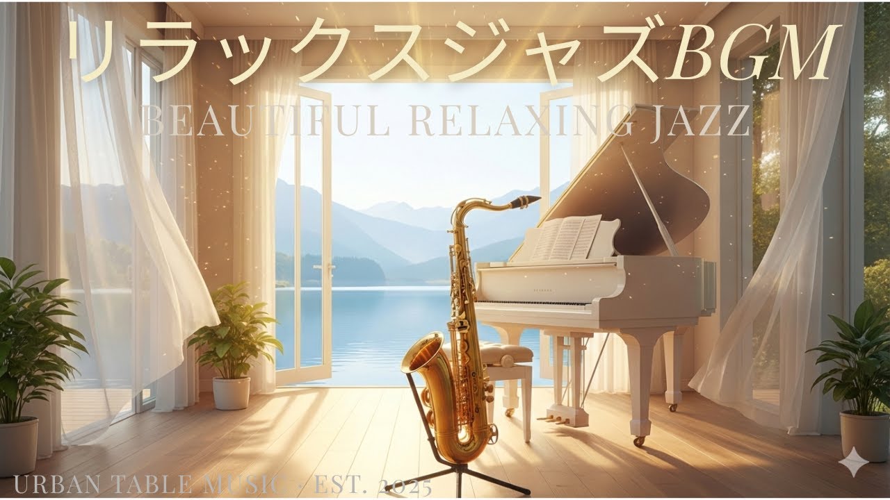 【極上の美】心が洗われる美しいサックスとピアノ。至福のリラックスジャズBGM ❘ Beautiful Relaxing Jazz Saxophone & Piano for Inner Peace