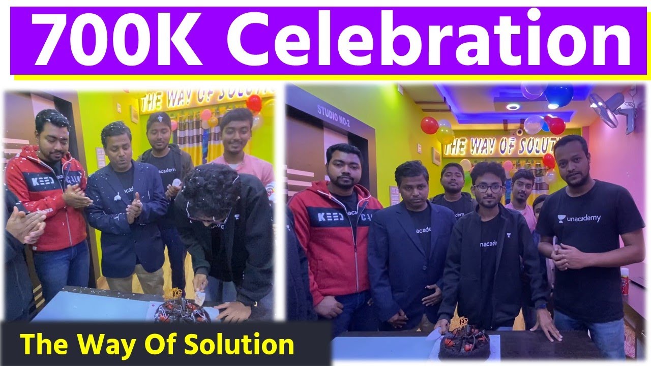700K Celebration | The Way Of Solution | Vlog | Alamin Rahaman Birthday Video 2021