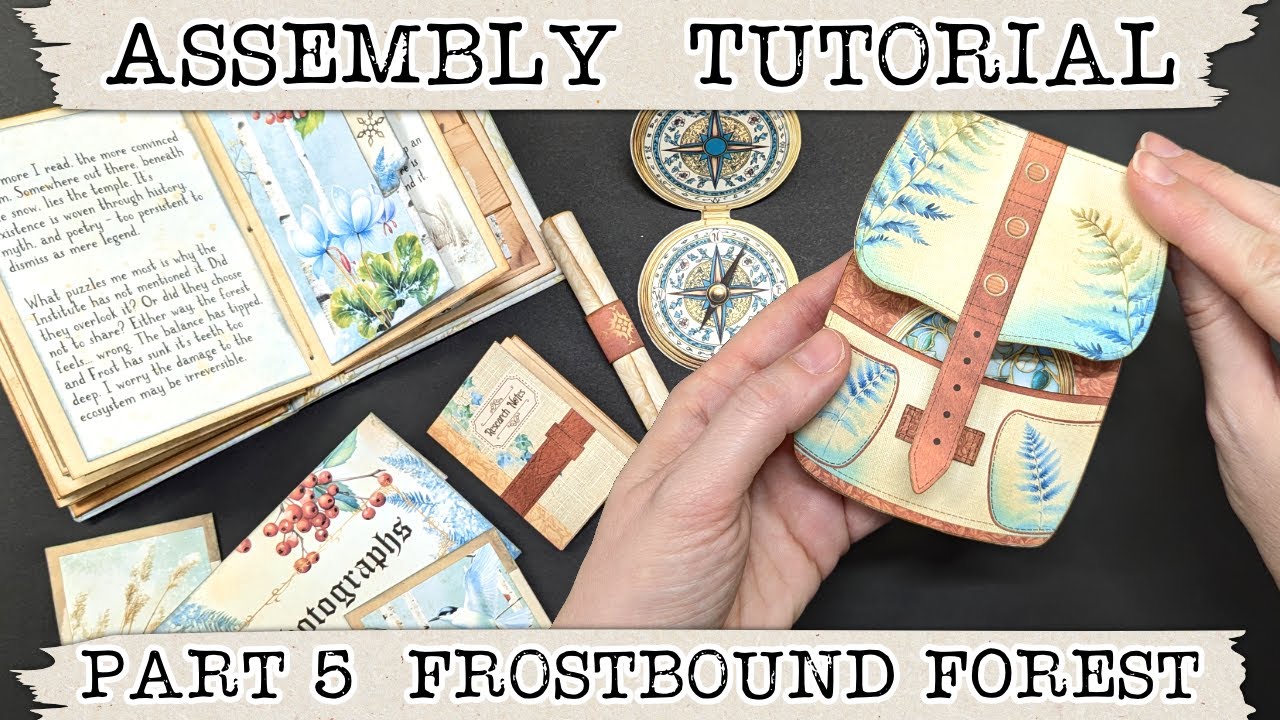 Frostbound Forest Part 5 | Junk Journal Style Project Kit with a Story!