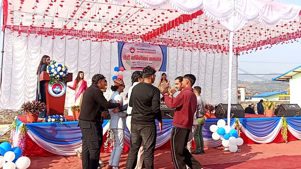 Rimixe dance video 6th anniversary Gandaki University Pokhara 32 malmul 
