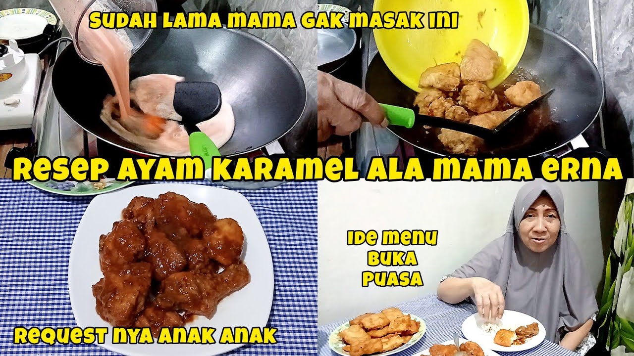 RESEP AYAM KARAMEL ALA MAMA ERNA