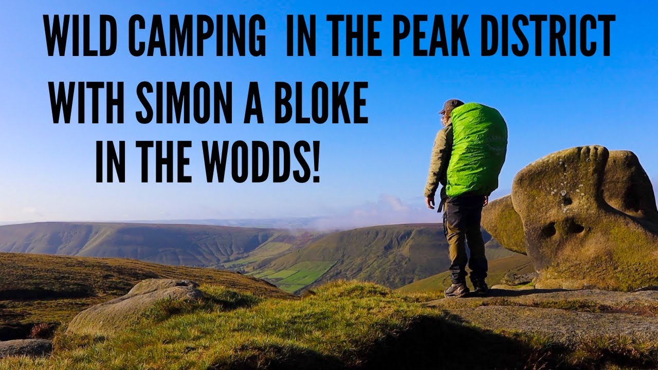 Wild Camping In Rain and Fog In The Peak District! - With Simon, A Bloke In The Woods!