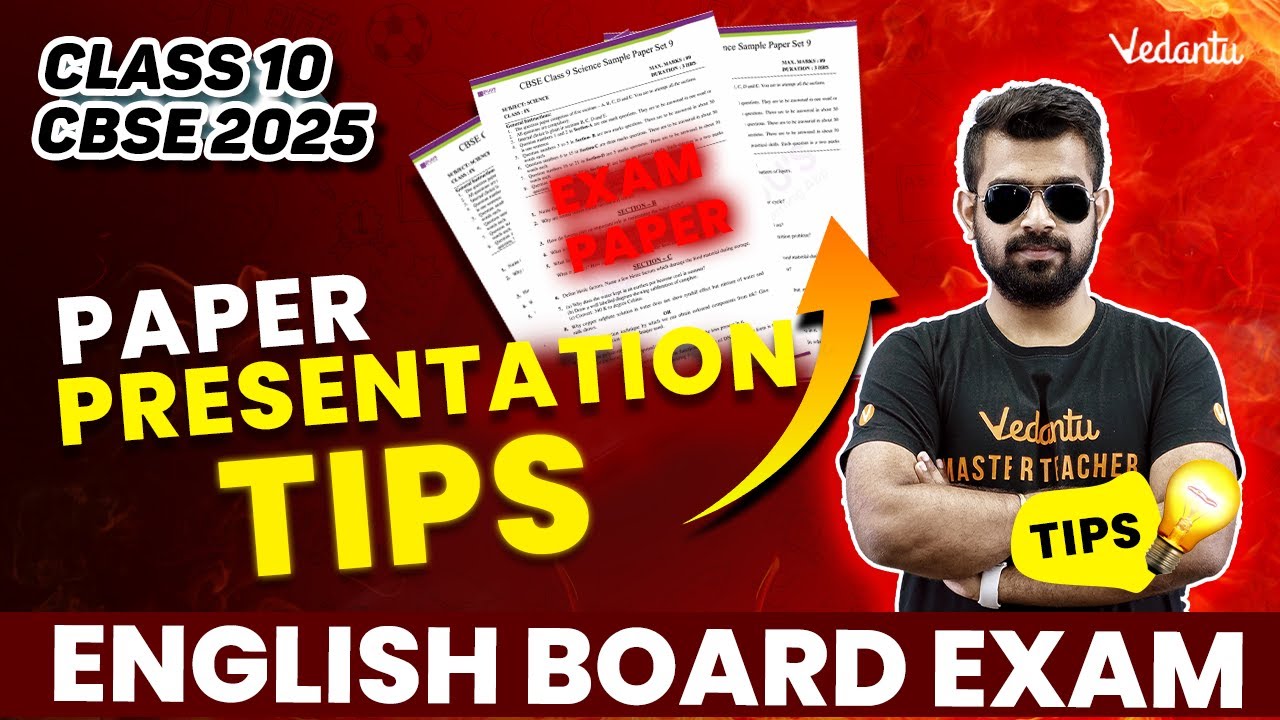 Paper Presentation Tips for English Board Exam | Class 10 | CBSE 2025 🔥Shimon sir