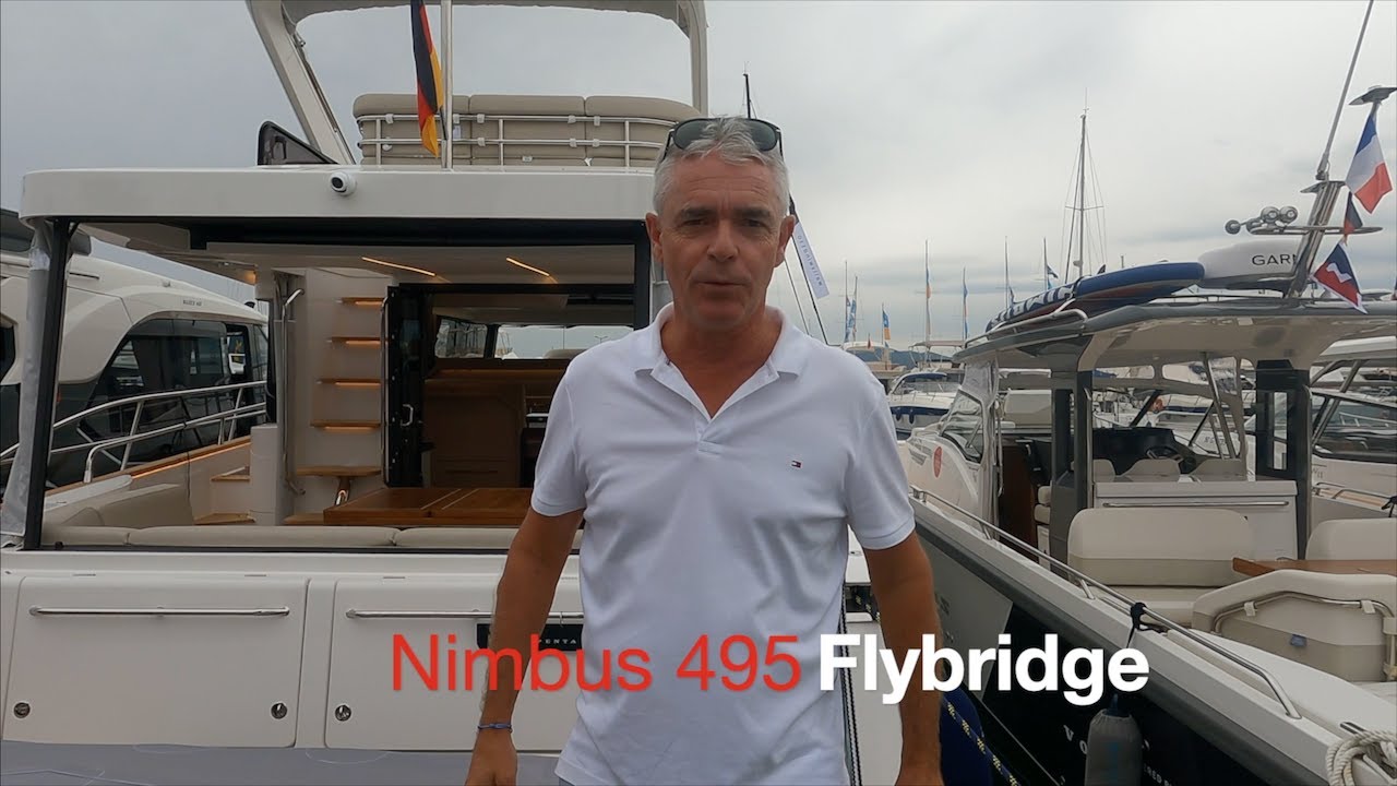 NIMBUS 495 FLYBRIDGE CANNES YACHTING FESTIVAL 2025 🌈😎🌈 @bootepolch @officialnimbusboats