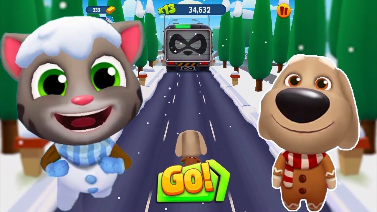 Talking Tom Gold Run Latest Update 2026 🎄🎅 Gingerbread Ben vs Snowman Tom Boss Fight