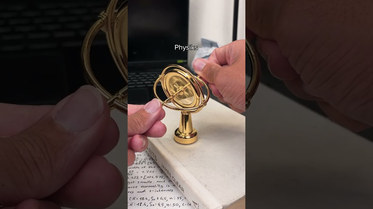 Physiks keep fascinating me🤩 #physics #viral #fyp #sciencelovers #space #gyroscope