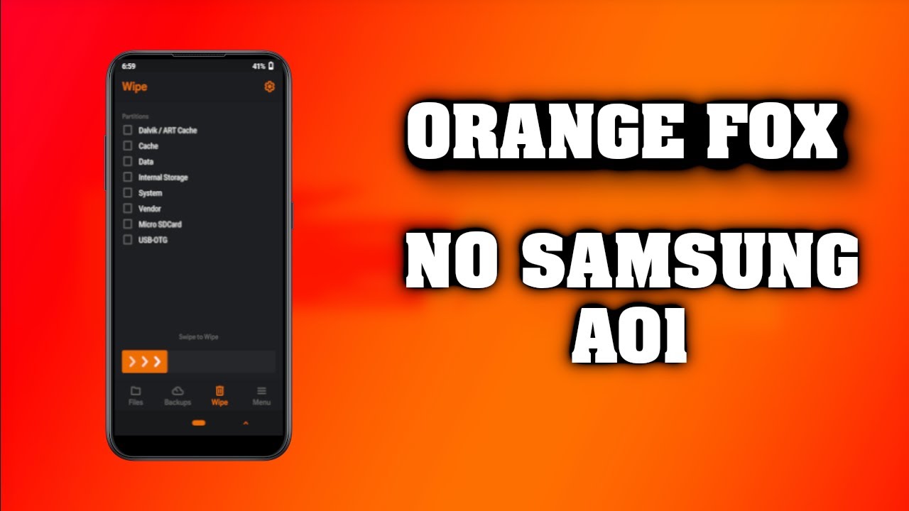 Como instalar o RECOVERY ORANGE FOX NO SAMSUNG GALAXY A01 (A015MDS) ( PASSO A PASSO)