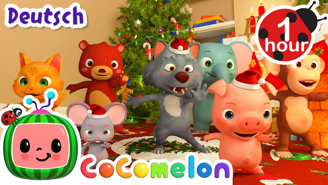 Wir wünschen Dir Frohe Weihnacht | CoComelon Deutsch | Cartoons und Kinderlieder