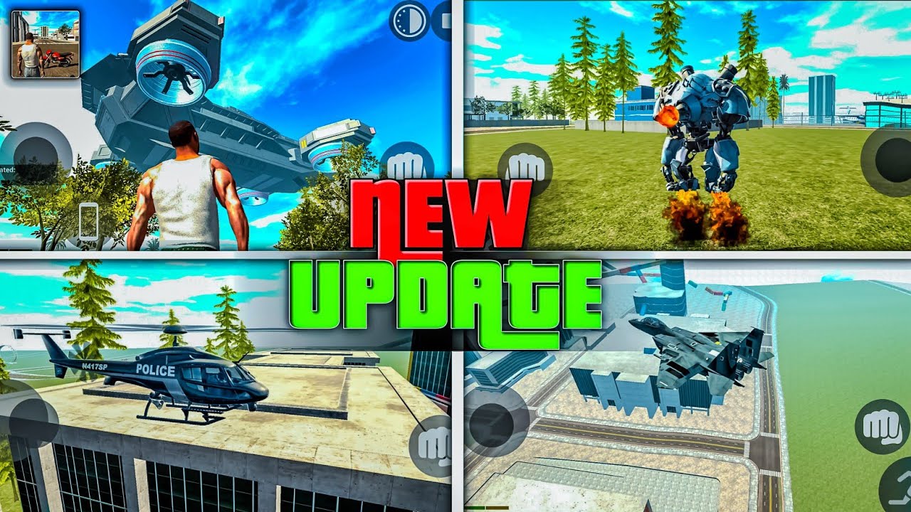 Indian Bike Driving 3D New Update | Police Helicopter, Helicarrier & New Speedometer 