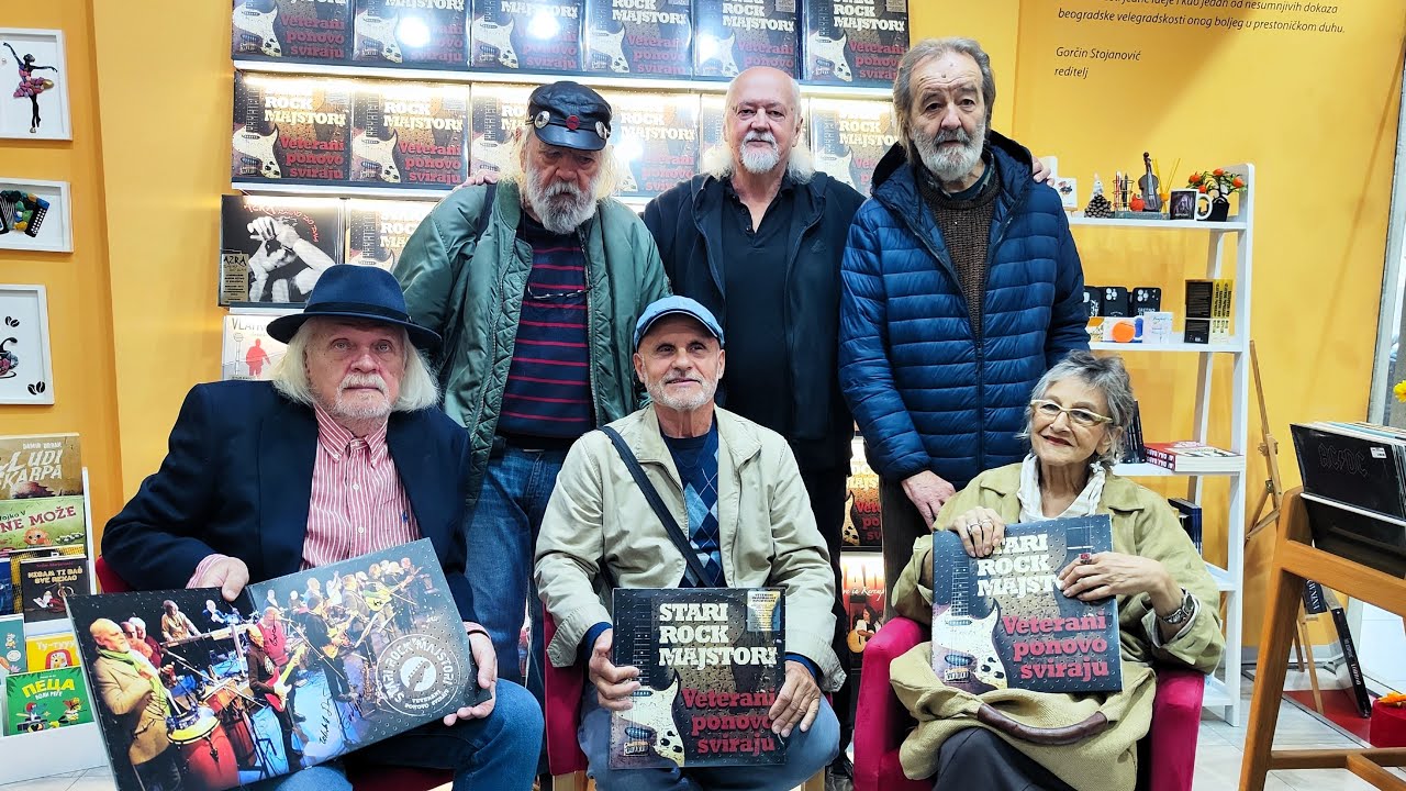 Stari Rock Majstori - promocija LP izdanja VETERANI PONOVO SVIRAJU