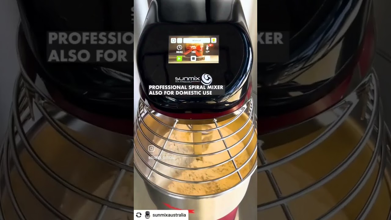 sunmix Evo6!!!                            #sunmix #doughmixer #spiralmixer #pizzalover