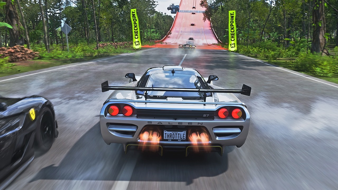 1700 HP Saleen S7 LM Head 2 Head Race in Forza Horizon 5 Logitech G29 steering wheel Gameplay 