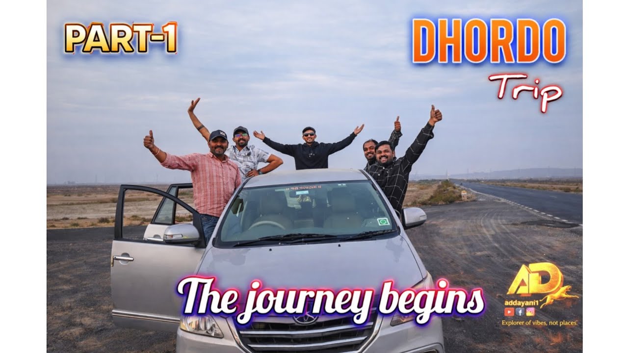 Dhordo trip | part 1| the journey begins | #dhordo #travel #vlog 