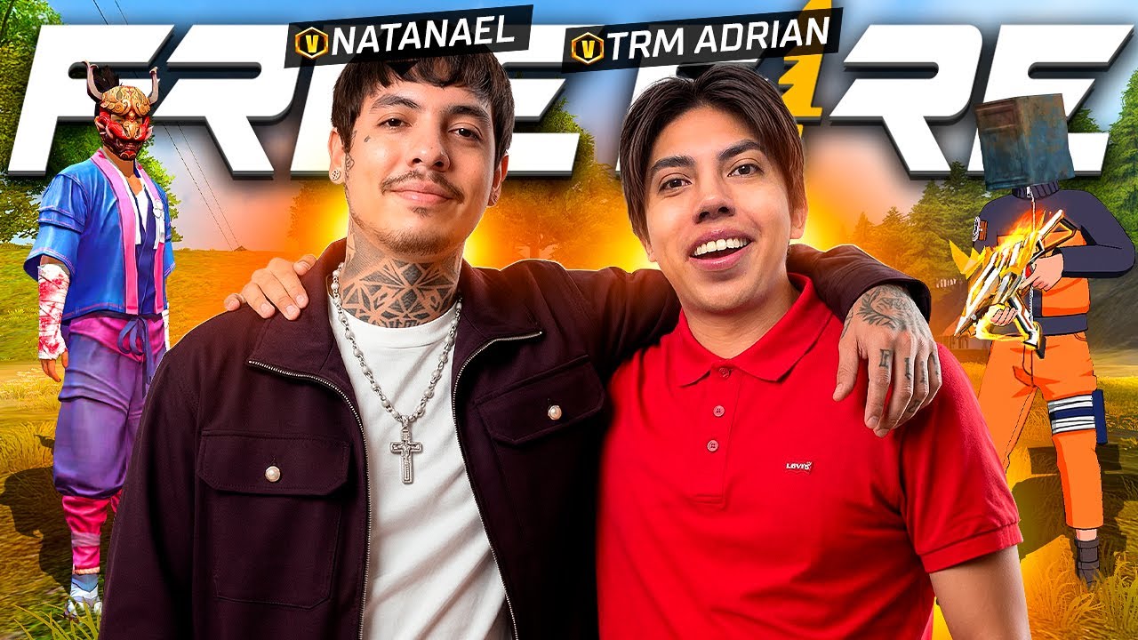 NATANAEL CANO juega FREE FIRE x PRIMERA VEZ 😱