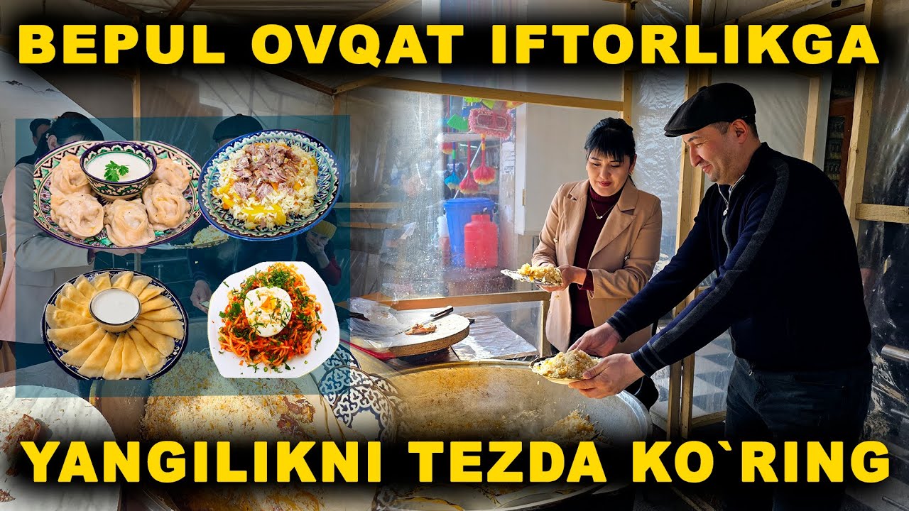 BEPUL OVQAT IFTORLIKGA YANGILIKNI TEZDA KO`RING