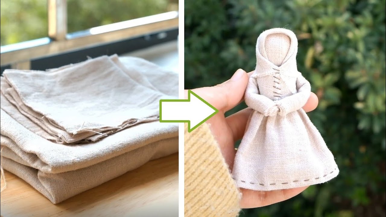 How I Make Simple Cloth Doll | DinLife