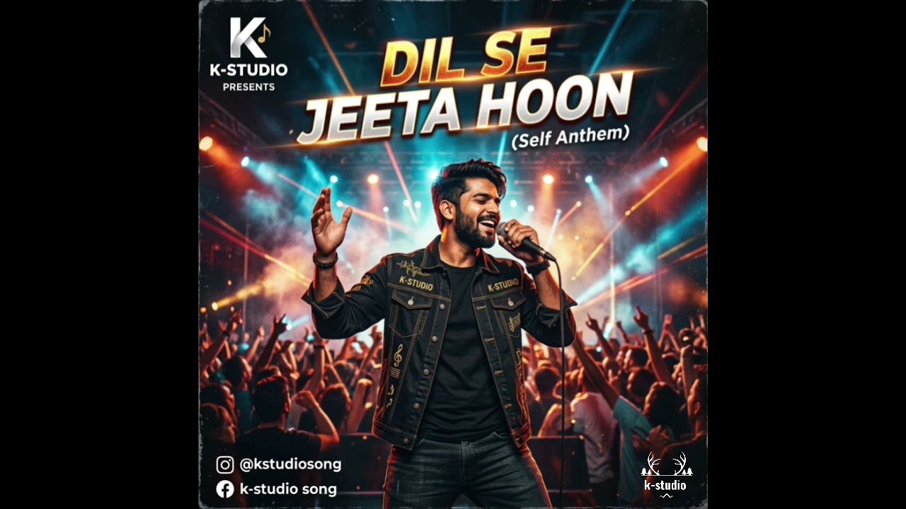 DIL SE JEETA HOON😎🌠🎸 [ Self Anthem ] [Recorded By K-studio] #selflove #selfanthem #freedom 
