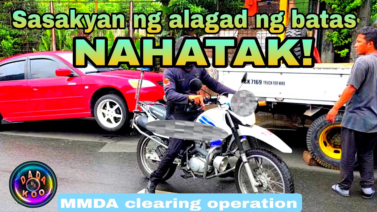 Tatlong alagad ng BATAS, hindi sumunod sa BATAS! MMDA clearing operation.