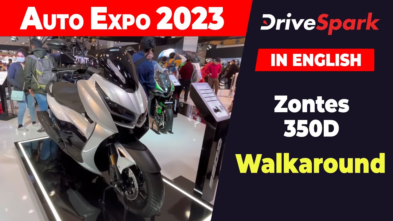 Auto Expo 2023: Zontes 350D Walkaround | Punith Bharadwaj | DriveSpark