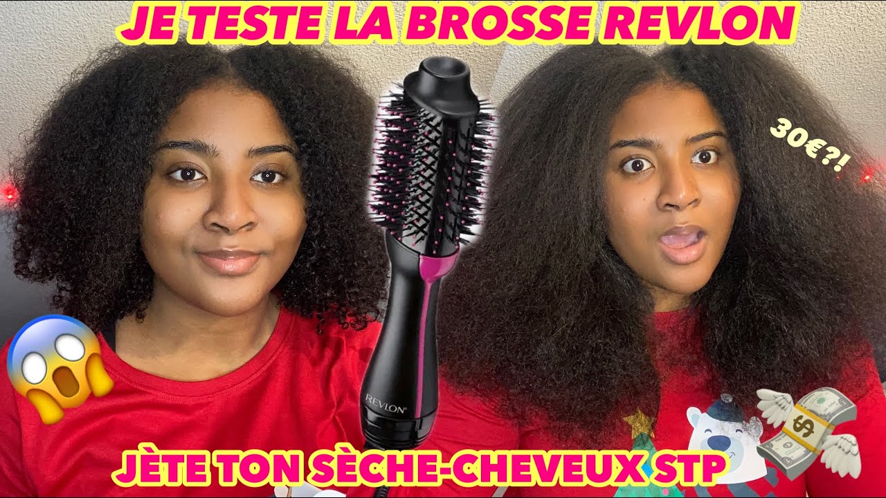 JE TESTE LA BROSSE SOUFFLANTE REVLON SUR CHEVEUX BOUCLÉS| À DIEU MON SÈCHE-CHEVEUX !!