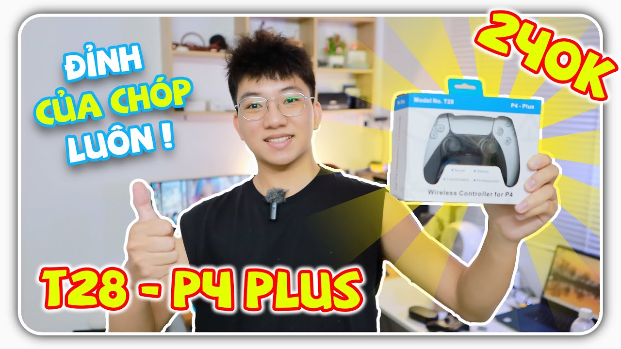 Review tay cầm P4 Plus T28 siêu ngon giá rẻ | Phúc Reviewer