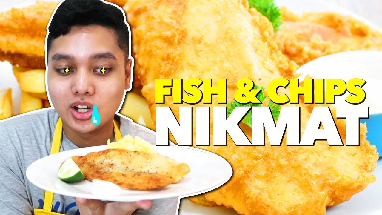MASAK FISH & CHIPS ENAK ! ♥