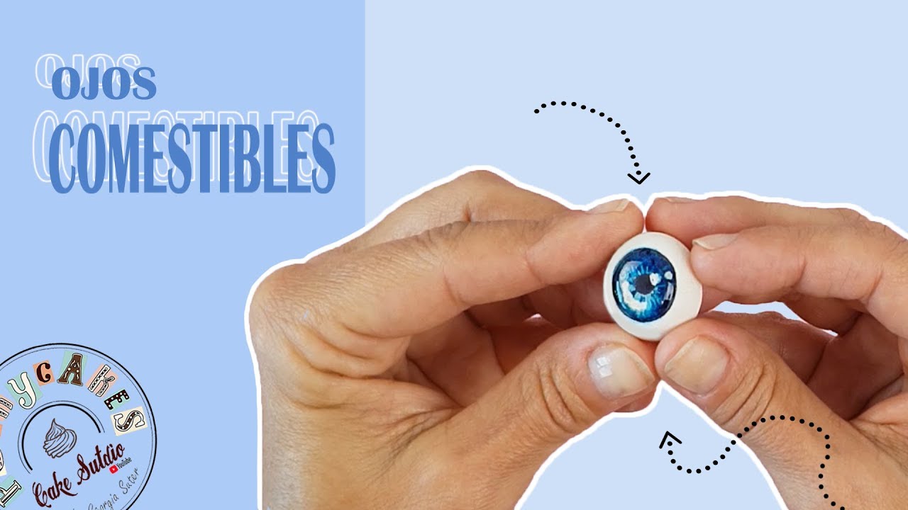 Ojos Comestibles - Cómo hacerlos y pintarlos a mano