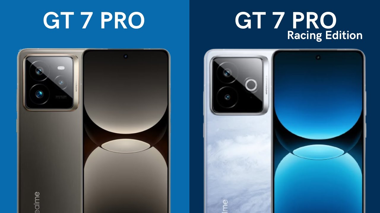Realme GT 7 Pro Racing vs. GT 7 Pro | Comparison